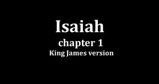 Isaiah 1 King James version