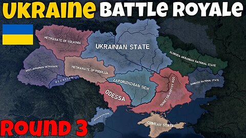 UKRAINE BATTLE ROYALE: ROUND 3 | Hoi4 Timelapse