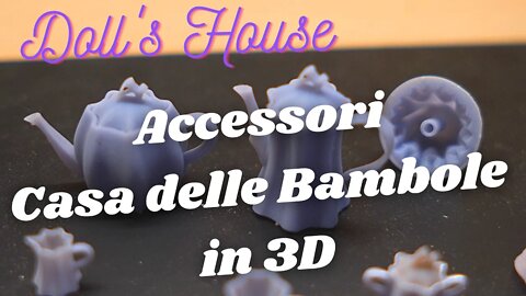 Doll's House Casa delle bambole con stampante 3D