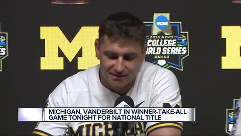 Michigan, Vanderbilt to play winner-take-all game for CWS title