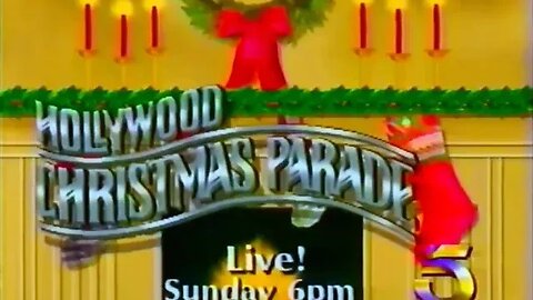 1993 Hollywood Christmas Parade Commercial