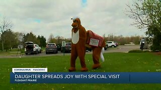Daughter spreads joy with special visit