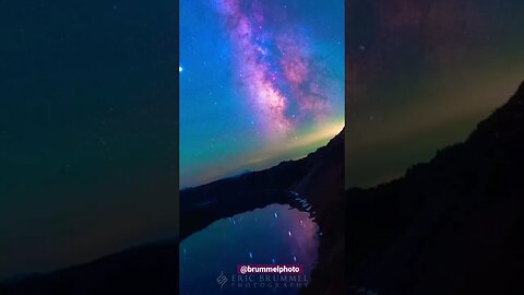 Stabilized timelapse of Crater Lake National Park #nature