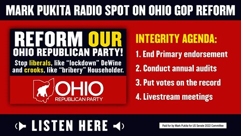 Ohio Republican Party Meeting on Friday, February 4 (and a special event)