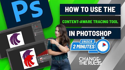 How To Use The Content-Aware Tracing Tool In Photoshop
