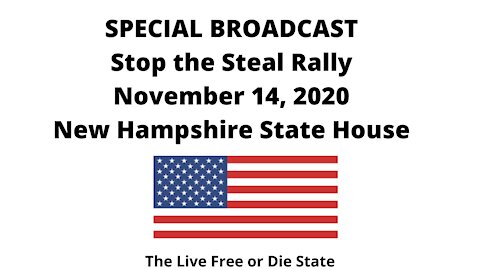 Stop the Steal Rally New Hampshire State House November 14, 2020