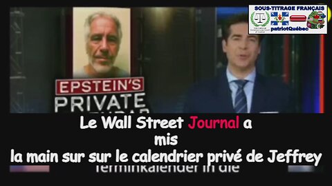 Le Wall Street Journal a mis la main sur le calendrier privé d'EPSTEIN (S.T.F)