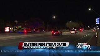 Pedestrian hit by car on East side