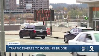 Roebling Bridge: Brent Spence closure diverts traffic to other bridges