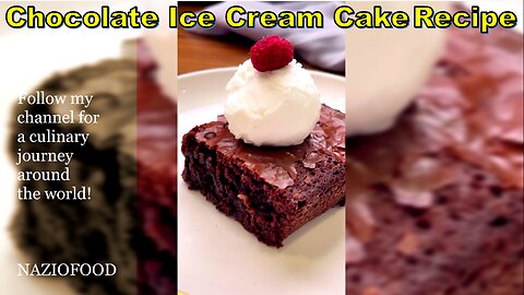 Indulge in Delight: Chocolate Ice Cream Cake Recipe-4K