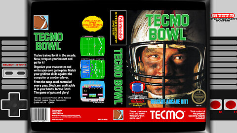 Tecmo Bowl (NES) Denver Broncos @ Chicago Bears (Week 5, 1989)