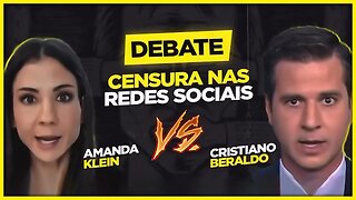 🥊Debate: Censura nas Redes Sociais | Amanda Klein Vs Cristiano Beraldo