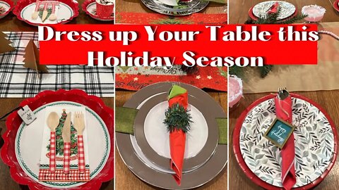 How to Dress up Your Table This Holiday Season | 3 Drink Ideas | Super Cheap Ideas