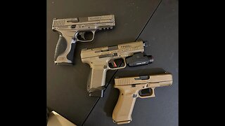 My 3 favorite pistols