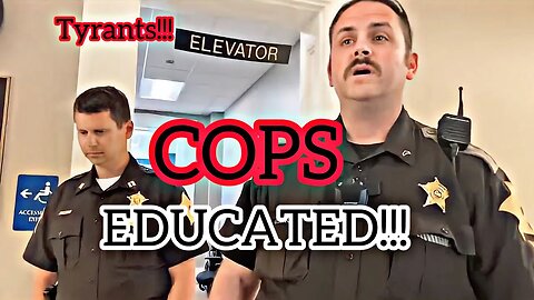 COPS GET EDUCATED 1ST AMENDMENT AUDIT FAIL! YOU LOSE YOUR RIGHTS WHEN YOU ENTER THE COURTHOUSE!!