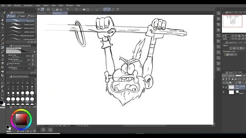 Lets Draw A Witch Doctor In CLIP STUDIO PAINT, SpeedArt