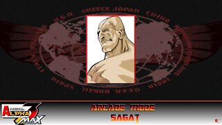 Street Fighter: Alpha 3 Max: Arcade Mode - Sagat