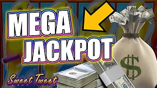 MEGA JACKPOT on SWEET TWEET DROP N LOCK! MAX BET