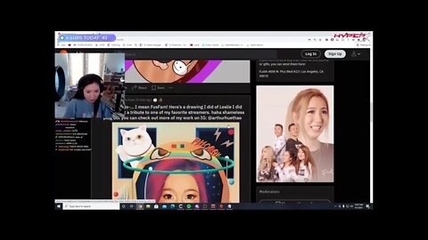 Leslie Reacts to Fans Artworks