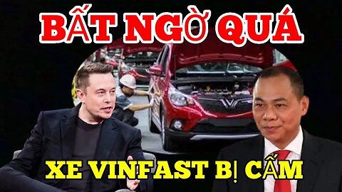 Bất Ngờ Lớn : Xe VINFAST Của Tỷ Phú Phạm Nhật Vượng Bị MỸ Cấm Chạy- Ra Đường ?