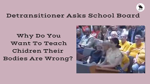 Why Do You Want To Teach Children Their Bodies Are Wrong?
