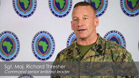 SGM Thresher discusses the commander's African Enlisted Development Strategy