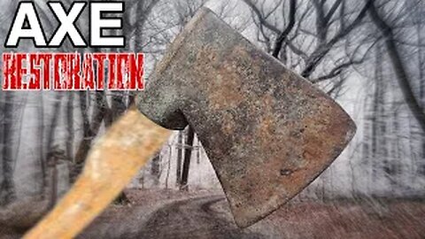 Rusty Axe Restoration - With Awesome VIKING engravings