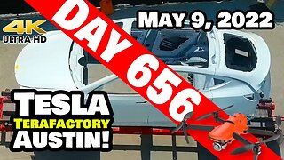 MORE MODEL Ys AT GIGA TEXAS! Tesla Gigafactory Austin 4K Day 656 - 5/9/22 - Tesla Terafactory Texas