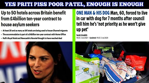 Priti Patel Says Enough Is Enough But Will Only Make Immigration Easier As Brits Sit Homeless