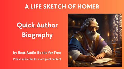 A Life Sketch and Quick Biography of Homer