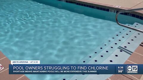 Maintaining pool could get pricier this summer due to chlorine shortage