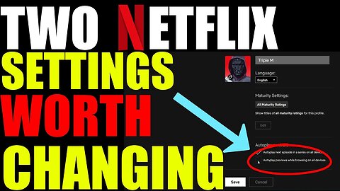 Two Netflix Settings That's Worth Changing!! #netflix #2022