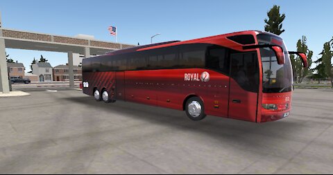Bus Simulator Ultimate new bus skin F HD American Bus And American Route(GAME)Play--FH #5