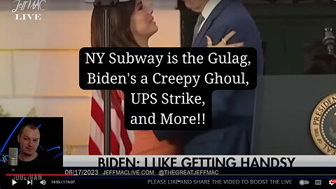 NY Subway is the Gulag, Biden's a Creepy Ghoul, UPS Strike, and More!!