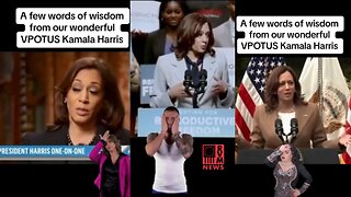 Kamala Harris's Word Salads Tossed Into A Facepalm Montage