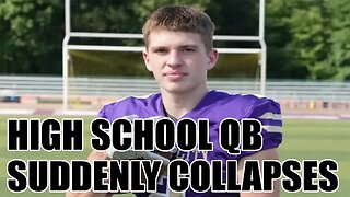 High School Football QB SUDDENLY COLLAPSES! Suffers DEVASTATING Brain Bleed! The prognosis is GRIM!