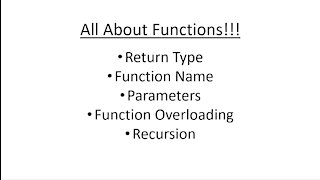 04 - Learn C++ - All About Functions - Part 1