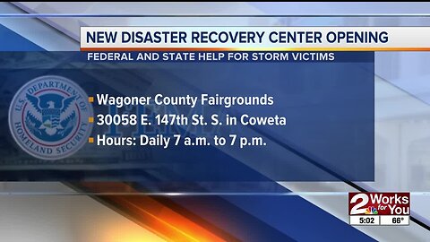 FEMA Disaster Recovery Center opens in Coweta on Tuesday