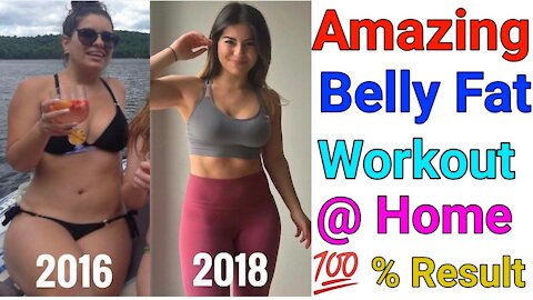 Amazing Belly Fat Workout at Home Women Special Video in English