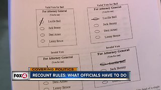 What votes are valid in a manual recount