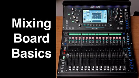 Mixing Board Basics for Video/Filmmakers