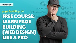 Page Building 101 (FREE FULL COURSE): Official Introduction