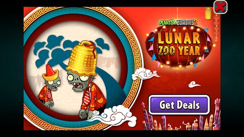 Plants vs Zombies 2 - Festival - Lunar Zoo Year - February 2022