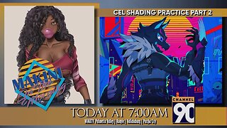 Cel Shading Practice Part 2 | Makini in the Morning | Episode 11 #fortniteart #clipstudiopaint