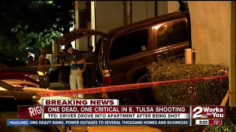 One dead, one critical in east Tulsa shooting