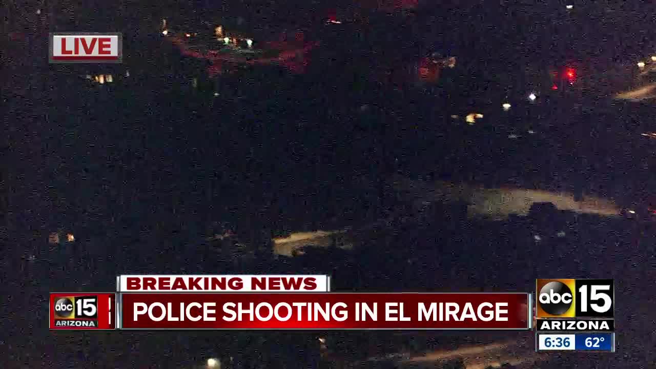 Officer-involved shooting in El Mirage, police K9 shot