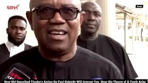 peter obi criticized the sudden announcement of fuel subsidy removal by Pres Bola Tinubu
