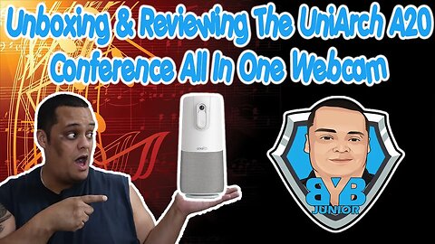 Unboxing & Reviewing The UniArch A20 Conference All In One Webcam