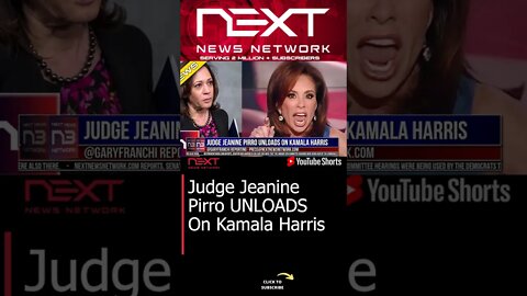 Judge Jeanine Pirro UNLOADS On Kamala Harris #shorts