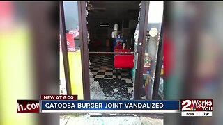Catoosa burger joint vandalized